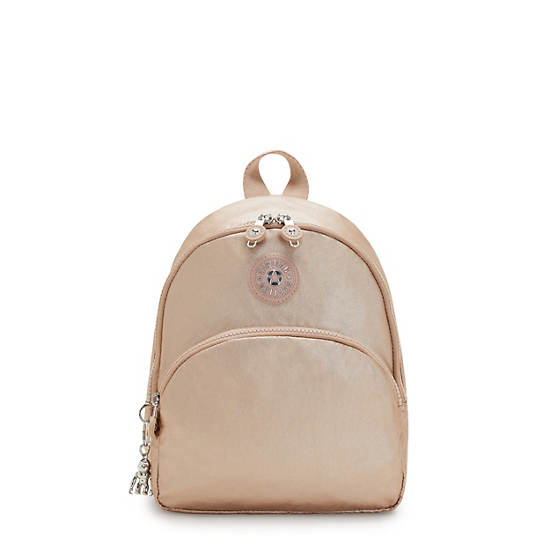 Kipling Paola Small Metallic Ryggsäck Guld | SE 1615XY